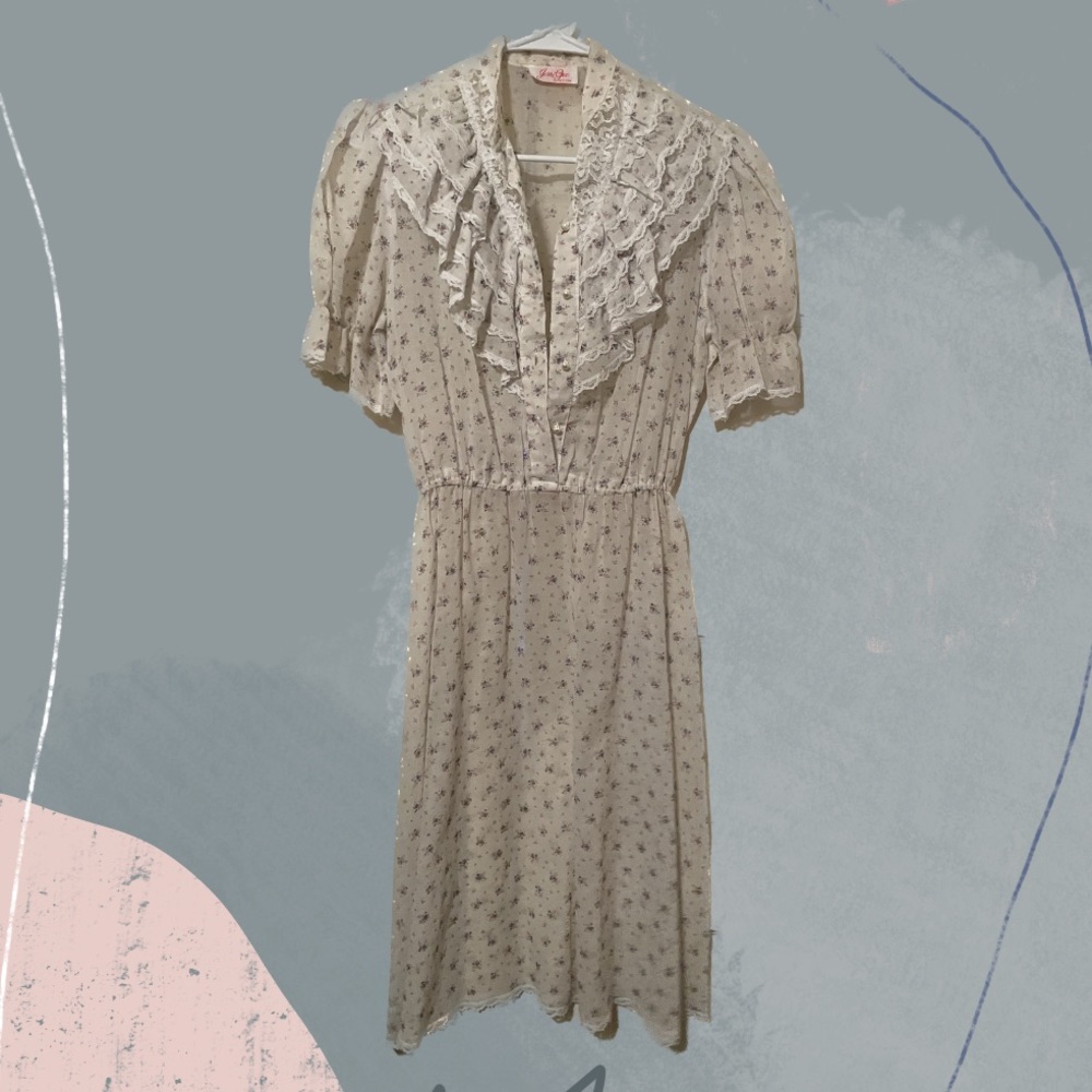 Vintage Cottagecore Style Dress